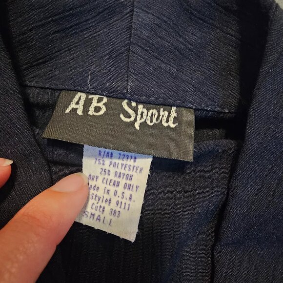 AB Sport Black Blouse - Picture 5 of 6